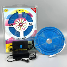 Світлодіодна стрічка (силіконова) LED NEON Blue (5m, 12V-220V)