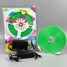 Світлодіодна стрічка (силіконова) LED NEON Green (5m, 12V-220V)