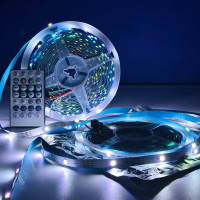 Світлодіодна стрічка LED WS2812 RGB 30m 540Led, (Bluetooth, з пультом, від USB)