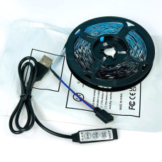 Світлодіодна стрічка LED 5050 RGB 5m 150Led, 5V USB 3 key control