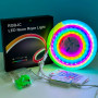 Світлодіодна стрічка (силіконова) RGB-IC Smart Led Neon Rope Light 3m Wi-Fi+Bluetooth, 5V USB з пультом дистанційного керування, IP67