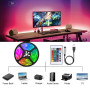 Світлодіодна стрічка LED Mood Lights 5050 RGB (3m, з пультом, від USB) 