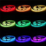 Світлодіодна стрічка LED Mood Lights 5050 RGB (2m, Bluetooth, з пультом, від USB) 