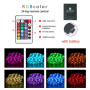 Світлодіодна стрічка LED Mood Lights 5050 RGB (2m, Bluetooth, з пультом, від USB) 