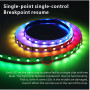 Світлодіодна стрічка LED Dream Color 5050 RGB+Warm White (5m, Bluetooth, з пультом, від USB)