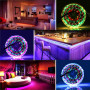 Світлодіодна стрічка LED Dream Color 5050 RGB+Warm White (5m, Bluetooth, з пультом, від USB)