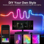 УЦІНКА Силіконова стрічка Led Neon RGB+Warm White (5m, Bluetooth, з пультом, від USB, IP67) (працює на половину)