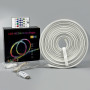Силіконова стрічка Led Neon RGB+Warm White (5m, Bluetooth, з пультом, від USB, IP67)