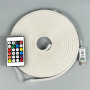 УЦІНКА Силіконова стрічка Led Neon RGB+Warm White (5m, Bluetooth, з пультом, від USB, IP67) (працює на половину)