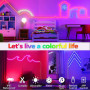 УЦІНКА Силіконова стрічка Led Neon RGB+Warm White (5m, Bluetooth, з пультом, від USB, IP67) (працює на половину)