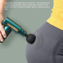 Масажер ручний MASSAGE GUN ART-0123 акумуляторний для тіла (4 насадки, 6 режимів швидкості)