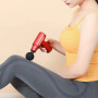 Масажер ручний MASSAGE GUN ART-0123 акумуляторний для тіла (4 насадки, 6 режимів швидкості)