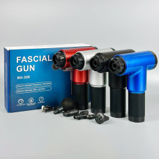 Масажер ручний FASCIAL GUN KH-320 акумуляторний для тіла (4 насадки, 7 режимів швидкості)