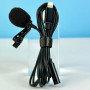 Мікрофон петличний JH-041A Lavalier MicroPhone Lightning з виходом для навушників