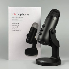 Мікрофон студійний MU900  для блогерів та стримерів, технологія Plug&Play 