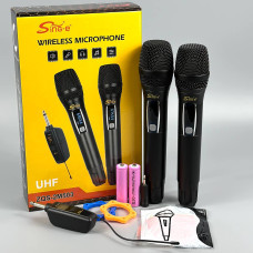 Комплект з 2х бездротових мікрофонів для караоке Sing-e ZQS-2M503 UHF 610-680MH (18650 Lithium 3.7V)
