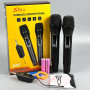 Комплект з 2х бездротових мікрофонів для караоке Sing-e ZQS-2M503 UHF 610-680MH (18650 Lithium 3.7V)
