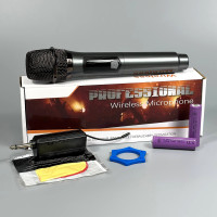 Мікрофон професійний Nectronix WM-2 UHF із приймачем, караоке система