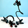 Гнучкий тримач для телефона Clip Stand LR 01 Metal (кріплення прищіпка)