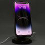Колонка-підставка для телефону H58 (з бездротовою зарядкой, Bluetooth, з обертанням на 360°)