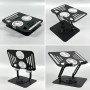 Підставка охолоджувач для ноутбука Metal 12-17inch Rotating 360°