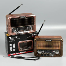 Портативне Радіо Golon RX-BT6060S з акумулятором, сонячною панеллю (15,0*10,0*6,5 см)