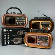 Портативне Радіо Golon RX-BT628S з акумулятором, сонячною панеллю (17,0*9,0*7,5 см)