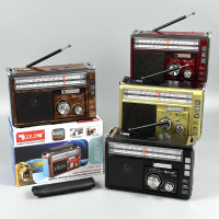 Портативне Радіо Golon RX-381 з 2-ма ліхтарями, акумулятором (16,0*10,0*7,0 см)