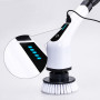 Електрична щітка-швабра Electric cleaning brush ANS 8050 з 7 насадками 