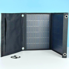 Портативна сонячна панель HS-12W Mini на 2 секції (58,5*26 см)