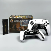 Ігрова консоль 3D Game Stick Q8Max 4K Ultra + 2 бездротові геймпада (TFcard 64Gb)