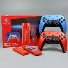 Android TV Stick + 3D Game Box G1 10K HDR WiFi 2.4G+5G+6G+BT5.4, Android 14.0, TF64 (2Gb+16Gb)