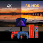 Android TV Stick + 3D Game Box G1 10K HDR WiFi 2.4G+5G+6G+BT5.4, Android 14.0, TF64 (2Gb+16Gb)