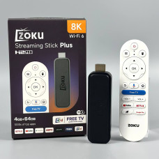 Android TV Stick Zoku H2 Pro Plus 8K WiFi 6G+BT5.4, Android 14.0 (4Gb+64Gb) 