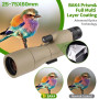 УЦІНКА Монокуляр Spotting Scope 9622 із збільшенням 25x-75x, зі штативом для спостережень та подорожей (пошкоджена упаковка)