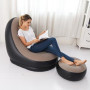 Надувне крісло з пуфом-підставкою для ніг AIR SOFA (116*98*83 см)