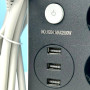 Мережевий подовжувач Power Socket 8204 на 4 розетки + 3USB 2m