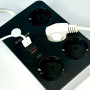 Мережевий подовжувач Power Socket 8206 на 4 розетки + 2USB+Type-C 2m