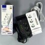 Мережевий подовжувач (з бездротовою зарядкою) Power Socket 993PD 5USB+Type-C 3 розетки 3000W 2m
