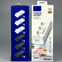 Мережевий подовжувач (з бездротовою зарядкою) Power Socket 993PD 5USB+Type-C 3 розетки 3000W 2m