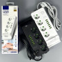 Мережевий подовжувач (з бездротовою зарядкою) Power Socket 994U 6USB 4 розетки 3000W 2m