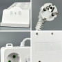 Мережевий подовжувач (з бездротовою зарядкою) Power Socket 994U 6USB 4 розетки 3000W 2m