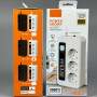 Мережевий подовжувач Power Socket F53PD 5USB+Type-C 3 розетки 3000W 2m