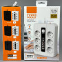 Мережевий подовжувач Power Socket F54U 6USB 3A 6 розеток 3000W 2m