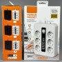 Мережевий подовжувач Power Socket F54-2PD 4USB+2Type-C 6 розеток 3000W 2m
