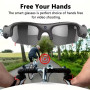 Смарт-окуляри для велоспорту Smart Bike Glasses YJ01 з Wi-Fi камерою (для фото та відеозйомки)
