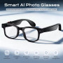 Смарт-окуляри Smart AI Glasses AIMB-G2 8MP-камера (з фото-та відеозйомкою + додаткові лінзи)