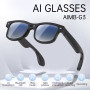 Смарт-окуляри Smart AI Glasses AIMB-G3 8MP-камера (з фото-та відеозйомкою + додаткові лінзи)