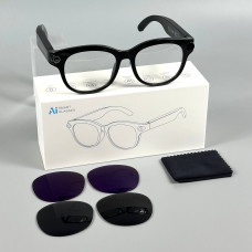 Смарт-окуляри Smart AI Glasses M89S з фото та відеозйомкою 8MP-камера + 2 комплекта додаткових лінз