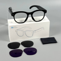 Смарт-окуляри Smart AI Glasses M88S з фото та відеозйомкою 8MP-камера + 2 комплекта додаткових лінз